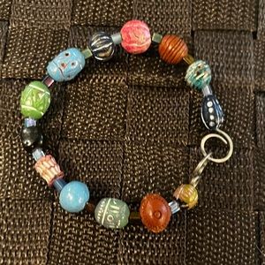Colorful beaded bracelet from Guatemala